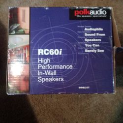 Polk Audio Rc60i Never Used They Go For $200 A Pair I Only Broke It