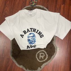 Blue Camo Head Bape Tee 