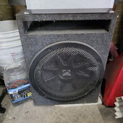 12in Kicker 2ohm & Hifonics Zeus Amp