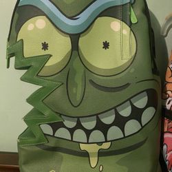 Sprayground x Rick and Morty “Pickle Rick” Backpack – New Condition