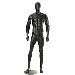 6'2'' Male Mannequin Matte Black (Brand New in Box)