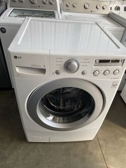 Great lg front  load  washer high efficiency