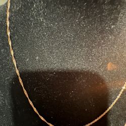 14K Rose Gold Necklace 