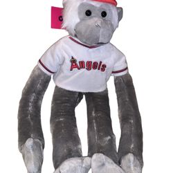Rare California Angels Rally Monkey Gray Cooperstown Collection NWT