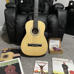  The Santa Rosa Folk Guitar Company KCL119 Brown Acoustic Guitar Standard