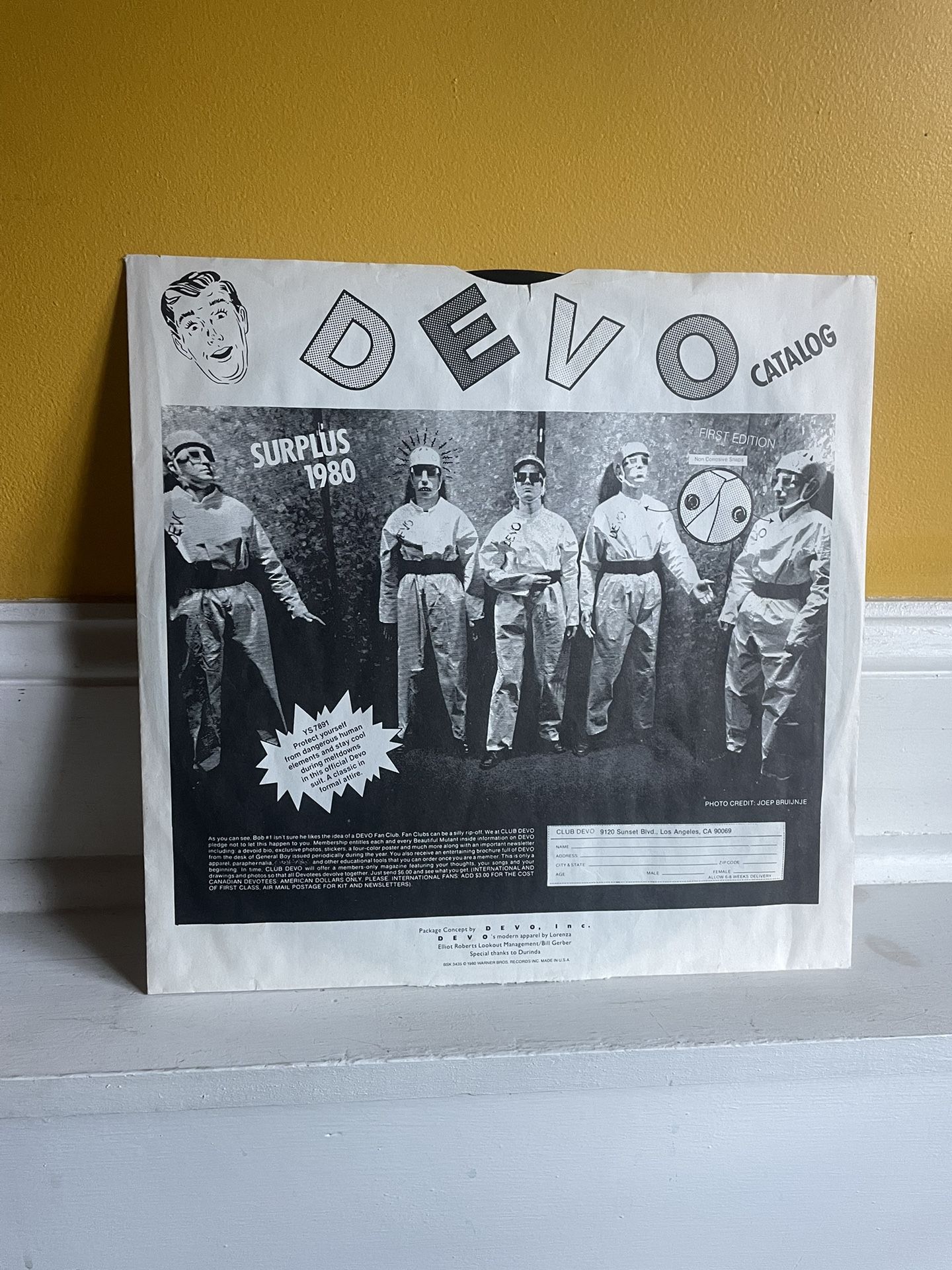 Devo Vinyl LP —1980
