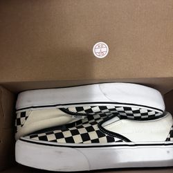 Vans Checkered Platforms 