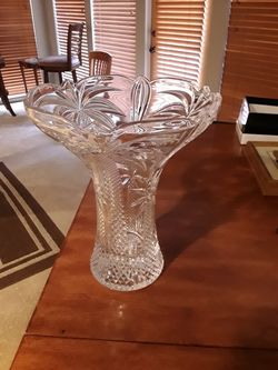 Shannon crystal vase