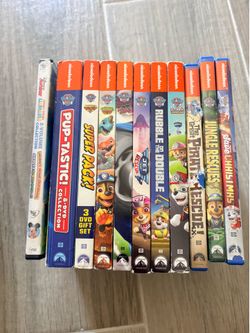 Paw patrol dvds