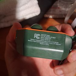 Orange And Green Bluetooth Headphones 