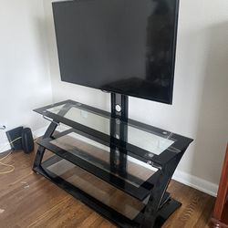 three tier TV stand