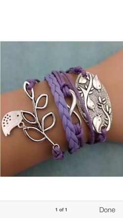 Leather bracelet