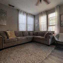 Gray Sectional 