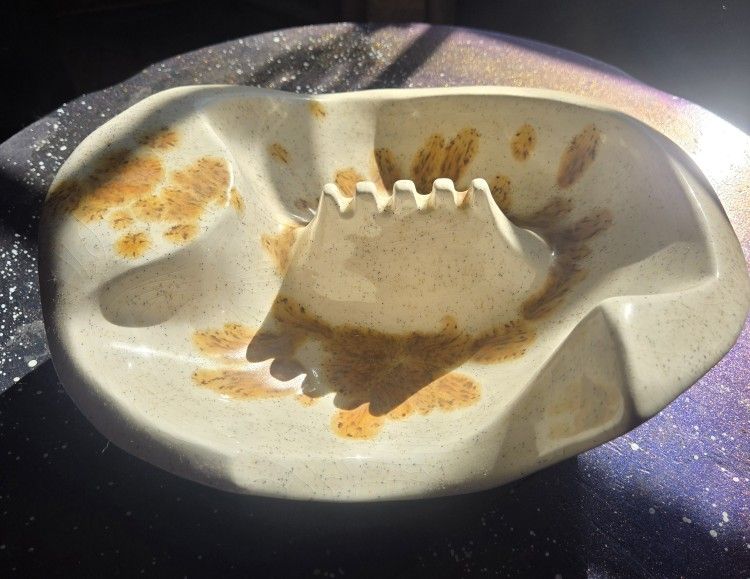 Vintage Handmade Ceramic Ashtray