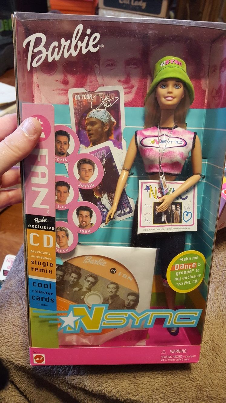 NSYNC barbie fan dolls.
