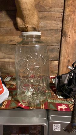 Tall vintage Masonjar