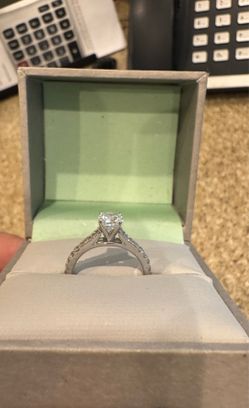 Lab Grown Diamond-14k white gold
