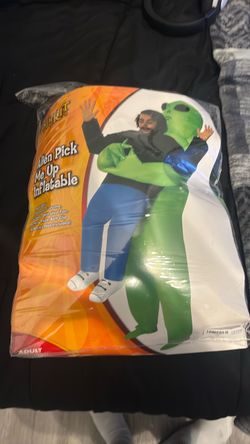Alien inflatable pick me up costume from Spirit Halloween Alien inflatable pick me up costume from Spirit Halloween