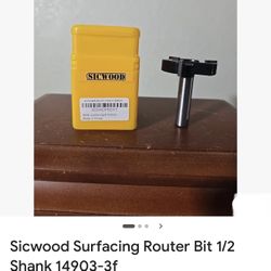 Sicwood Surfacing Router Bit 1/2 Shank 14903-3f
