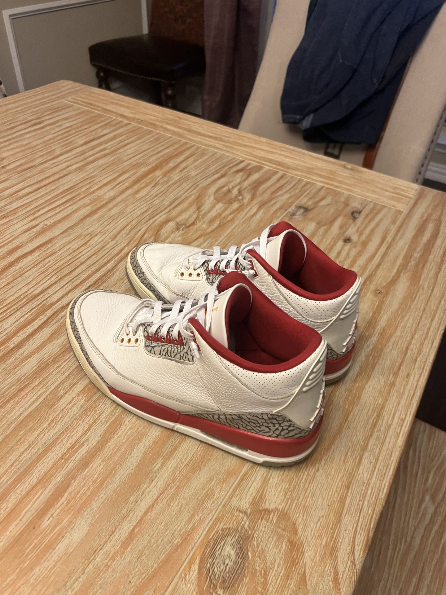 Jordan Retro 3 Red Size 12