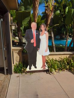 Trump Couple Life-Size Cardboard Cutout