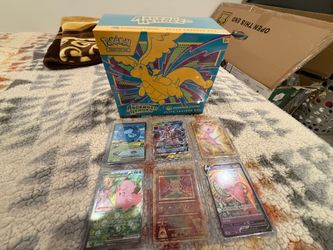 Pokémon Cards and Etb Set Lot!!! Mew Cards and Ascended Heroes Pokemon Center Etb