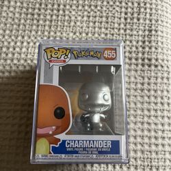 Charmander Funko Pop Games Silver / Metallic Exclusives 