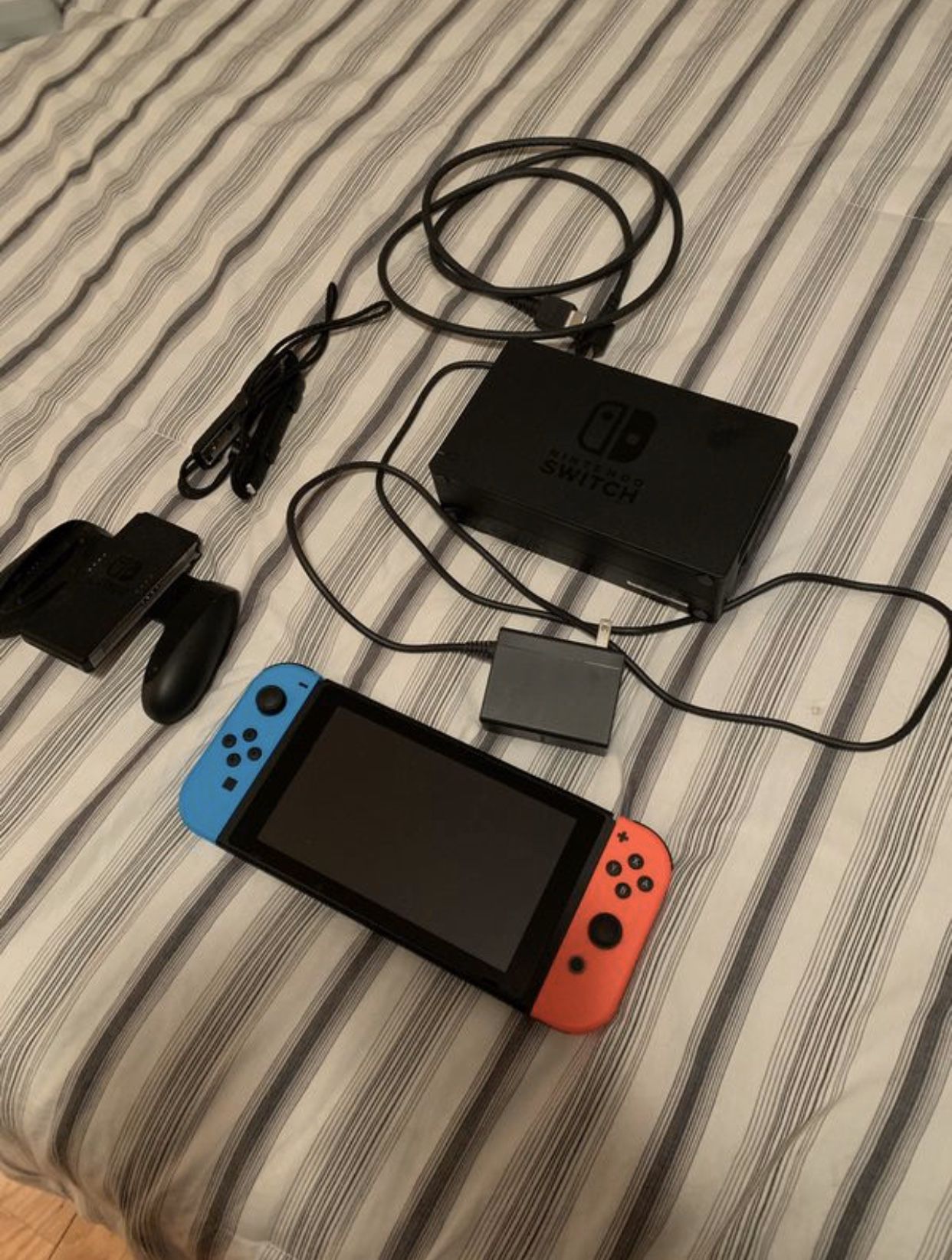 Nintendo Switch with accessories