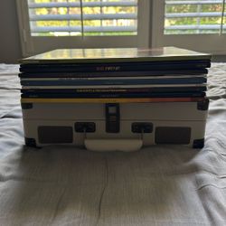 Crosley Turntable And Records