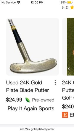 24k Gold Plated Putter