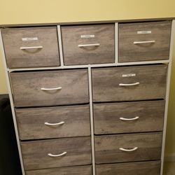 11 Drawer Fabric Dresser Organizer