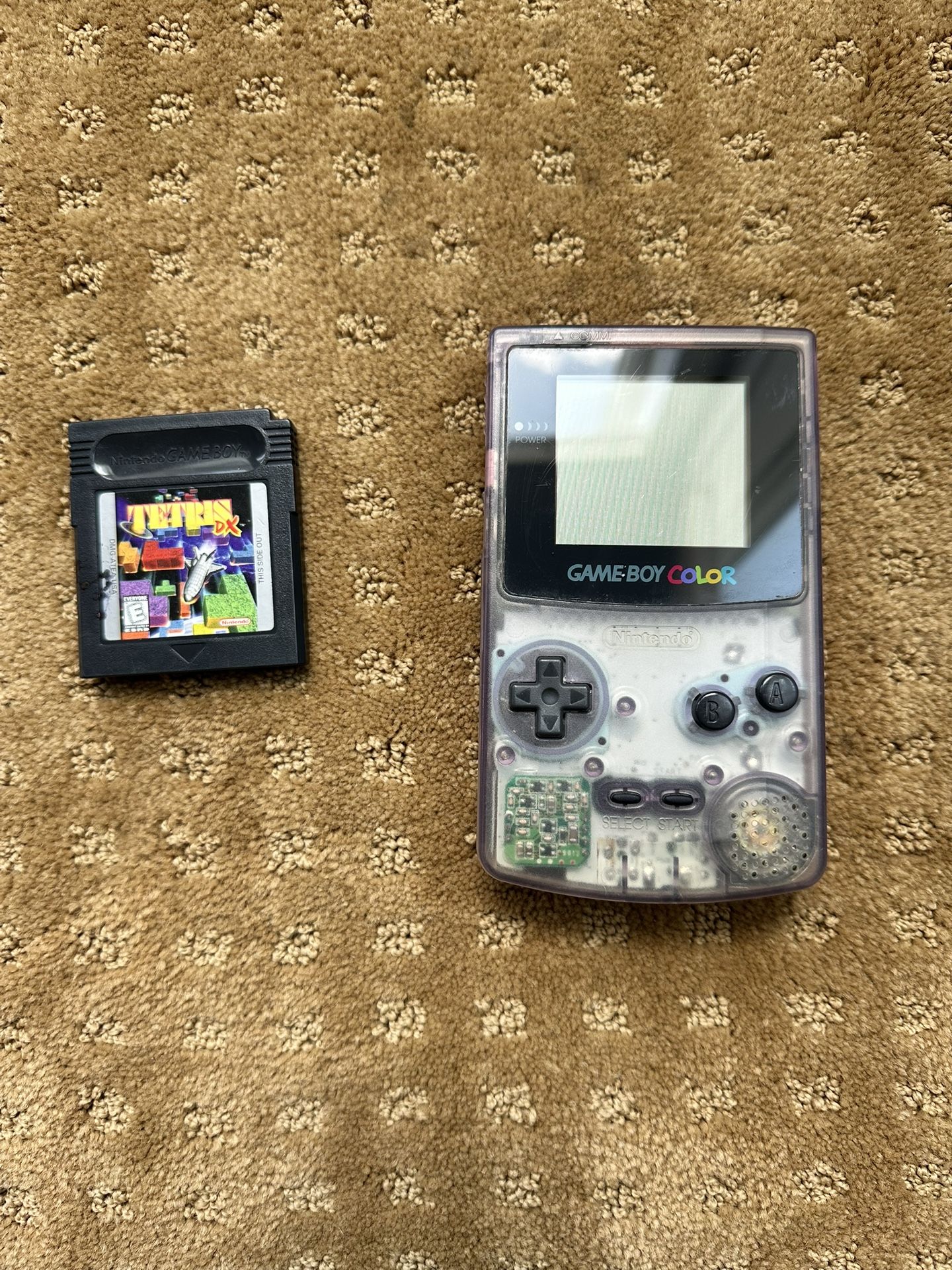 Gameboy Color (Atomic Purple) w/Game