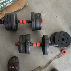 Adjustable dumbbell