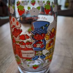 Strawberry Shortcake Glass