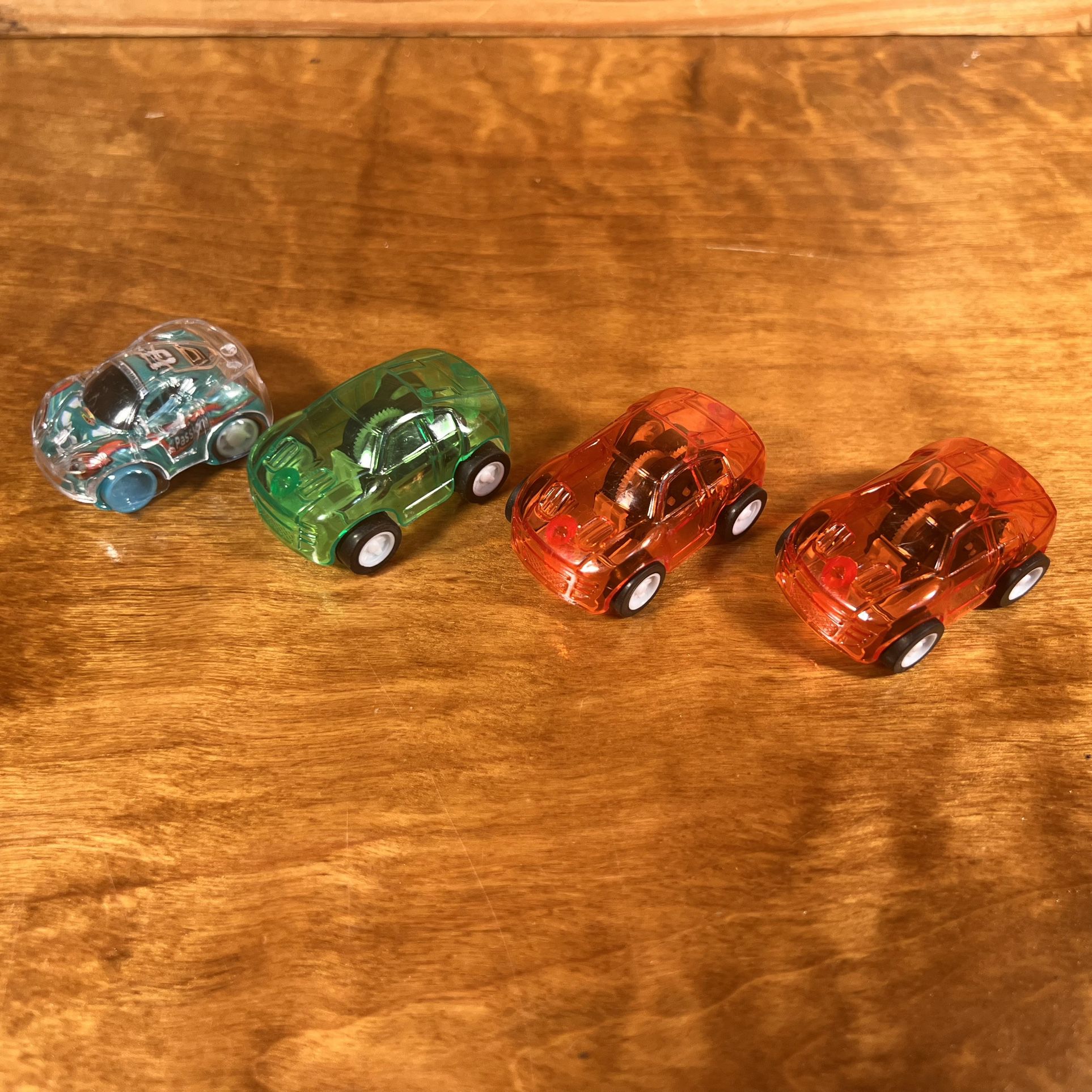 Lot of 4 Pull Back Racers