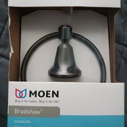 Moen - Bradshaw - Oil Rubbed Bronze - Towel Ring NIB