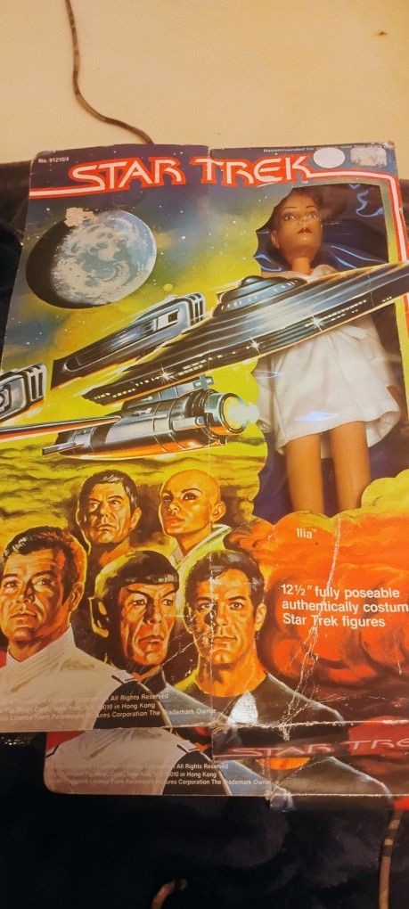 Mego Italian Star Trek The Motion Picture vintage Ilia 12" action figure, 1979, Good, Complete, within Good packaging