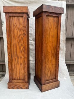 Oak Columns (pair)