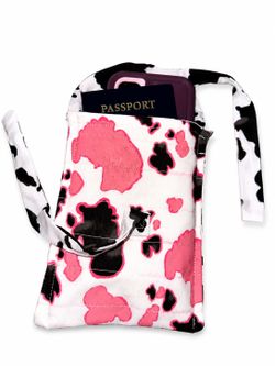 Kindle sleeve – Handmade Pink Cow Print Quilted Sleeve