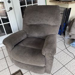 Grey recliner chair