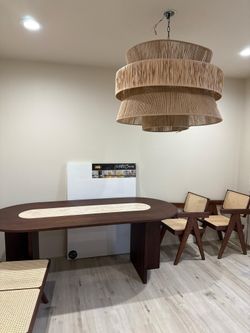 Hand-made boho pendant light