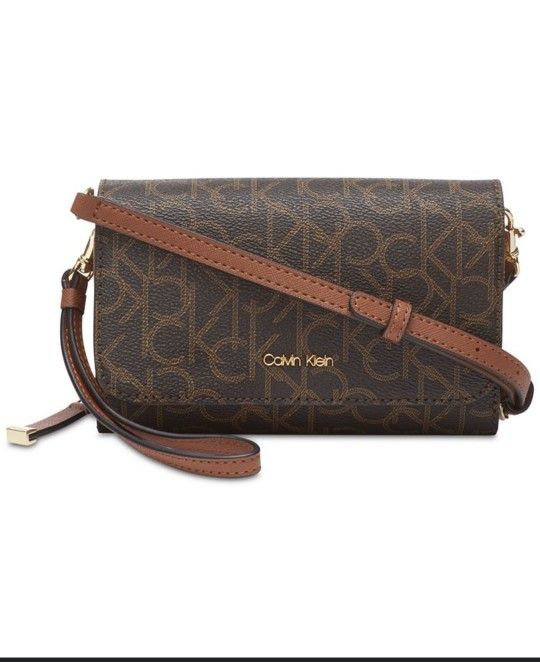 Perfect Mother's Day Gift! New With Tags! Calvin Klein Monogram Logo Crossbody Purse