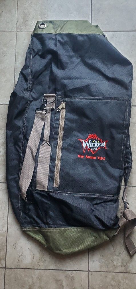 Wicked Gear's duffle bag