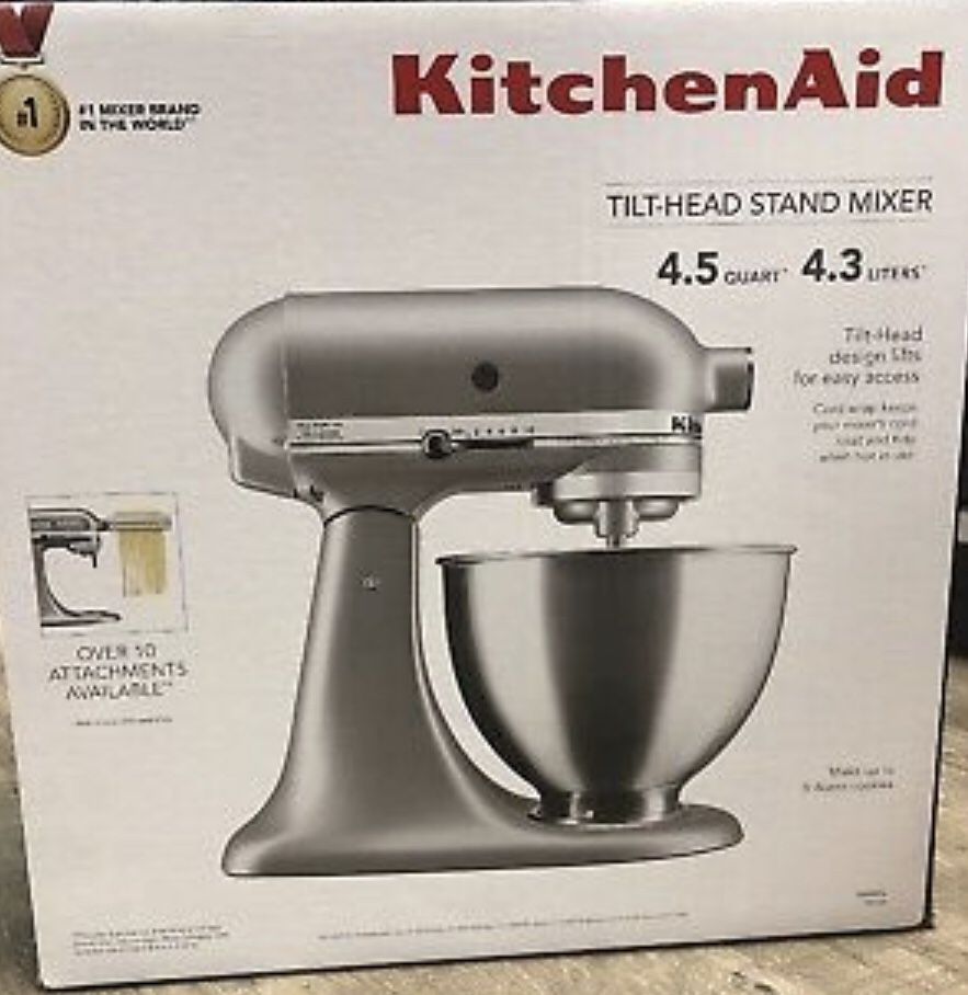 Kitchen aid mixer by kitchenaid silver mixer