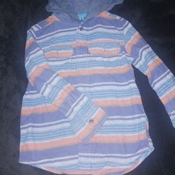 Boys Flannel/hoodie