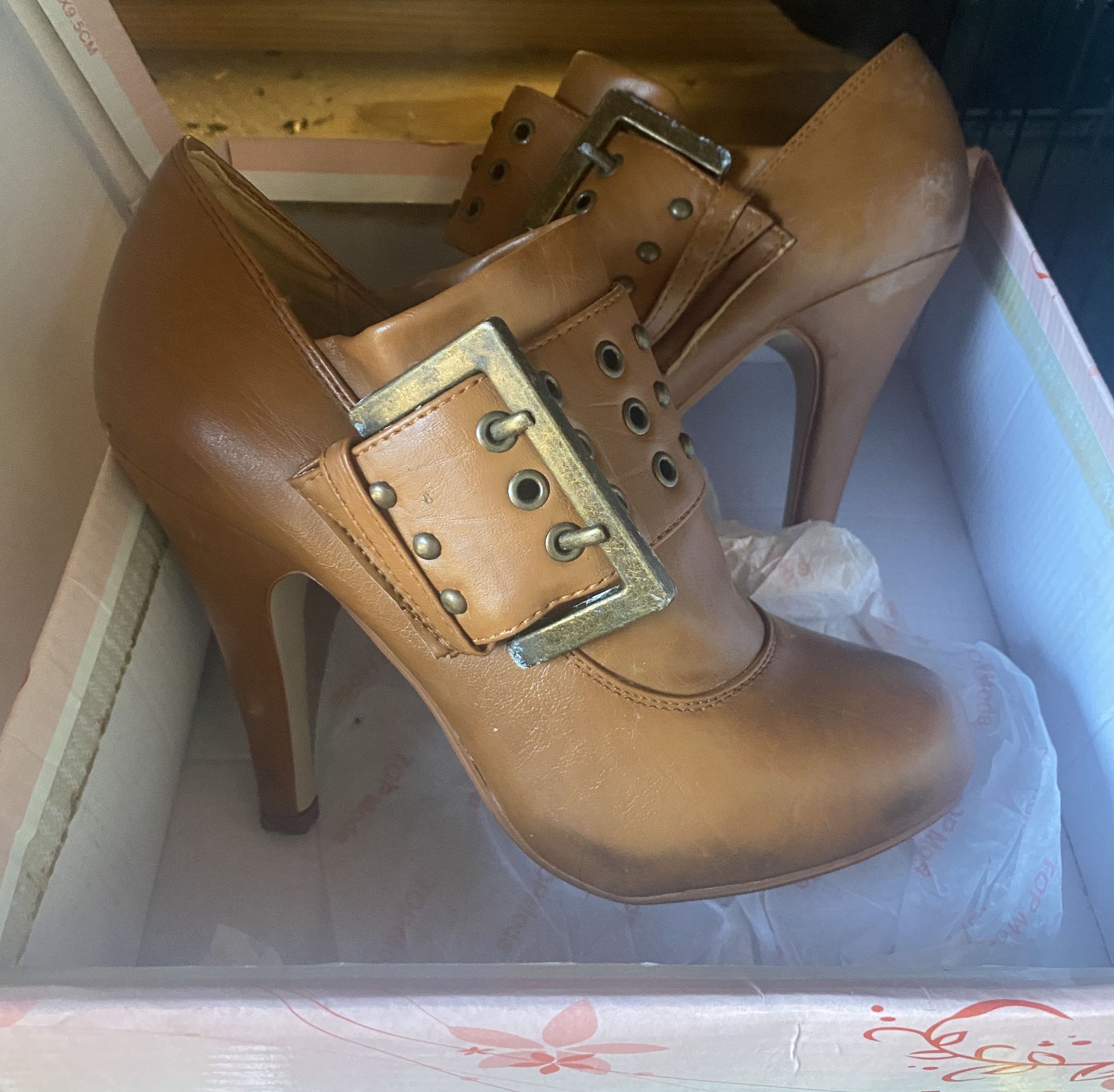 Cute Brand New Half Boot Heels