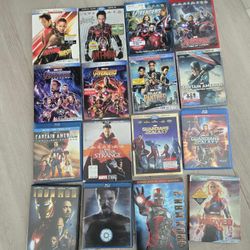 Spider-Man And Marvel MCU Blu-rays And DVDs 