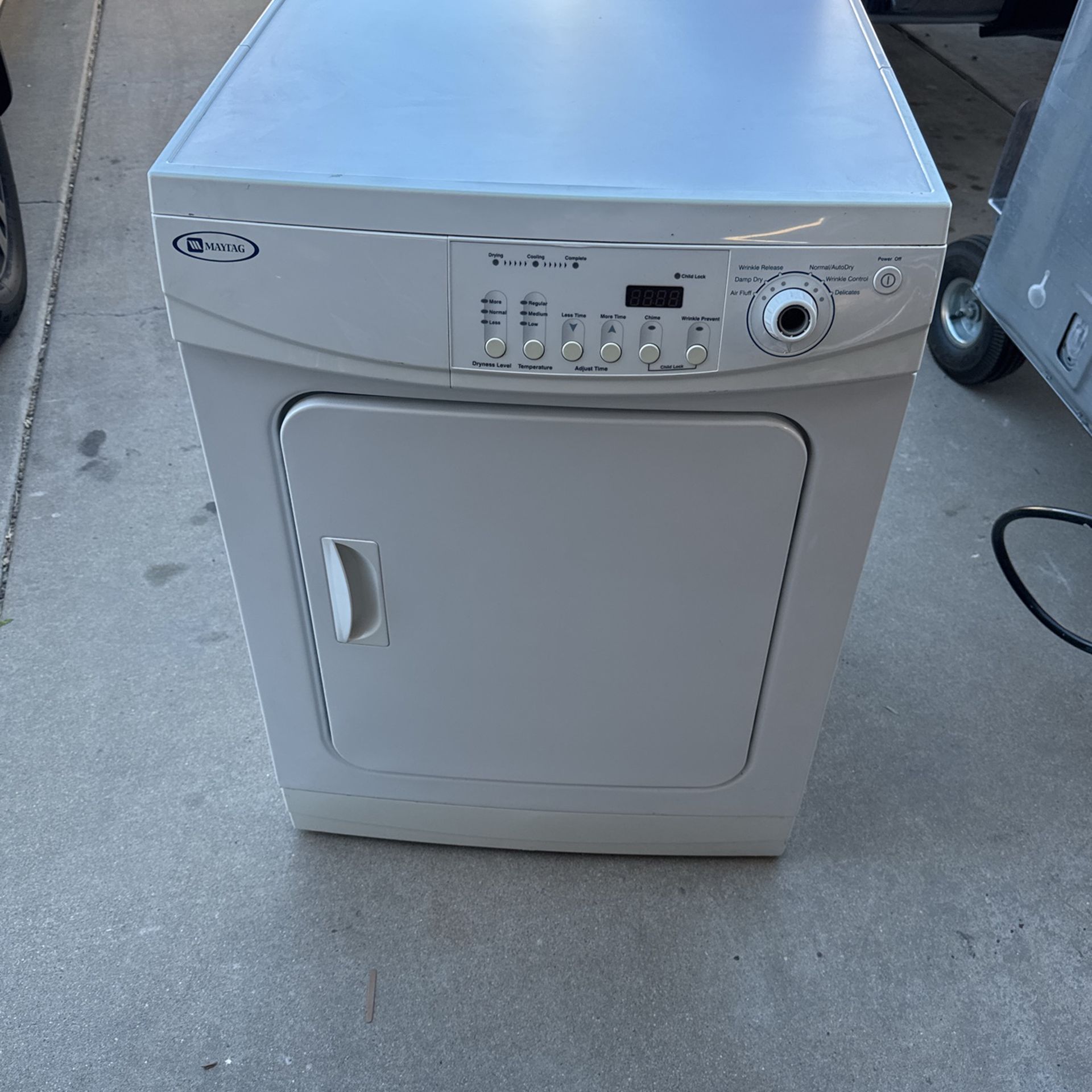 Compact Size Maytag Electric Dryer MDE2400AYW
