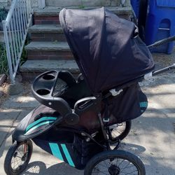 Jogging  Baby Stroler.with Bycicle Wheels