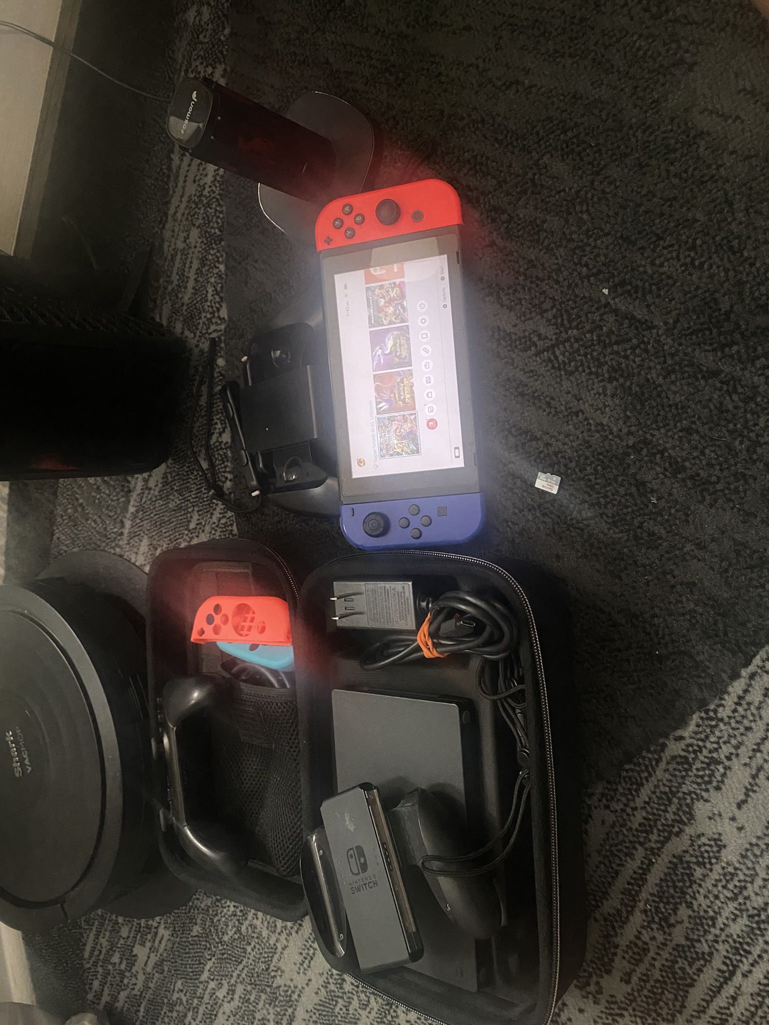 Nintendo Switch with Accessories and A Game